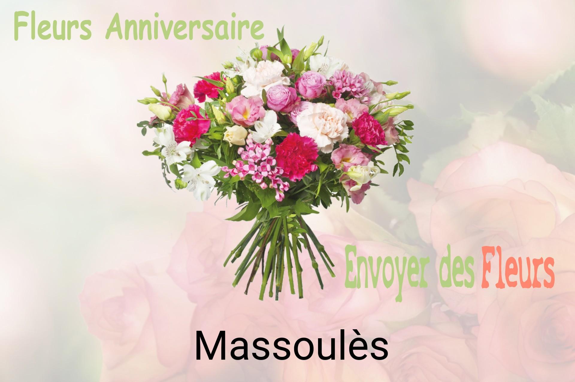Bouquet de fleurs d’anniversaire livré à Massoulès